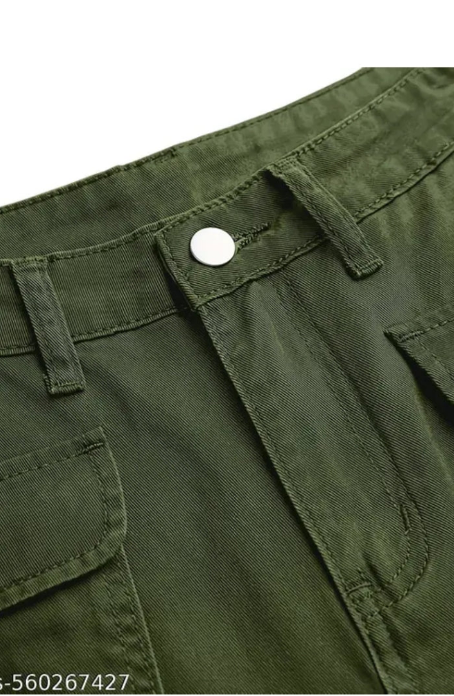 Straight fit DENIM jeans (6 pocket cargo)