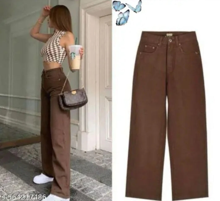 DEMIN WIDE LEG JEANS