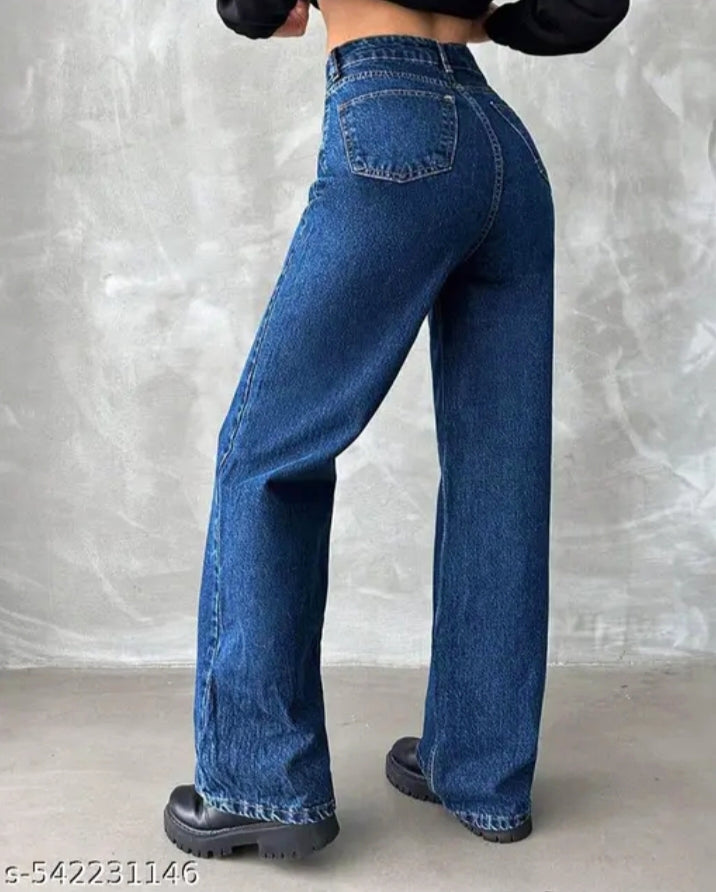 9X DENIM wide leg jeans