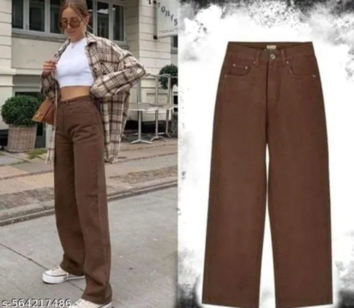 DEMIN WIDE LEG JEANS